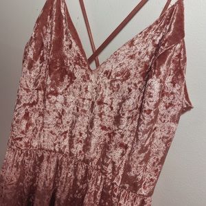 Charlotte Russe Velvet skater cocktail dress large